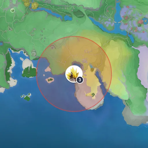 Approximate spawn area of Blazen on the Breezy Plains map