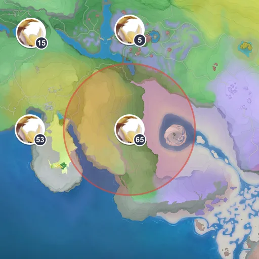 Approximate spawn area of Bolty on the Breezy Plains map