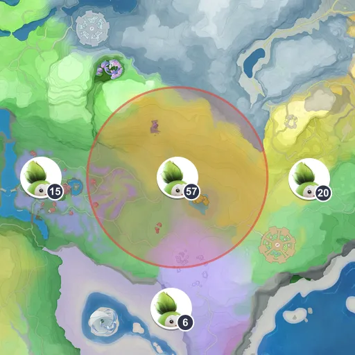 Approximate spawn area of Budsquire on the Breezy Plains map