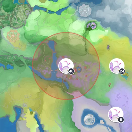 Approximate spawn area of Dewy on the Breezy Plains map