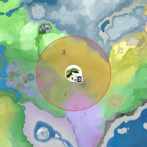 Approximate spawn area of Hummin on the Breezy Plains map