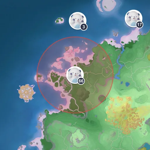 Approximate spawn area of Susuta on the Breezy Plains map