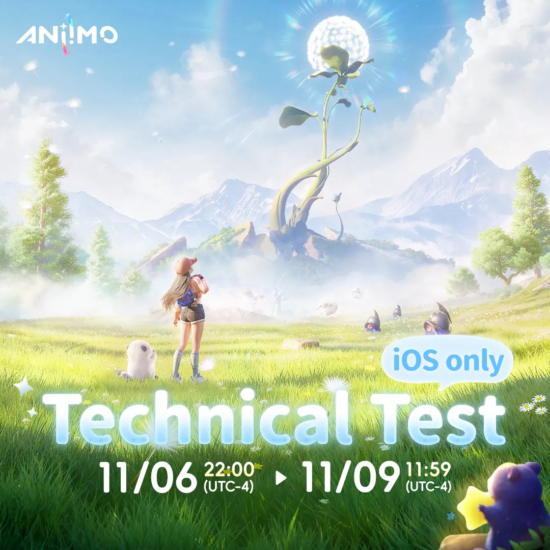 Aniimo Launches Its First iOS Technical Test on TestFlight: official key art