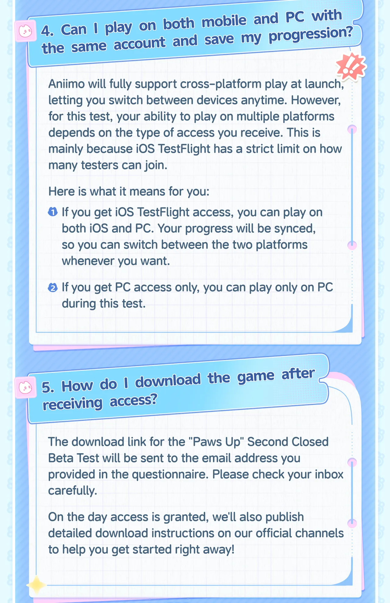 Aniimo's Second Closed Beta Opens Sign-Ups on PC and iOS, official image