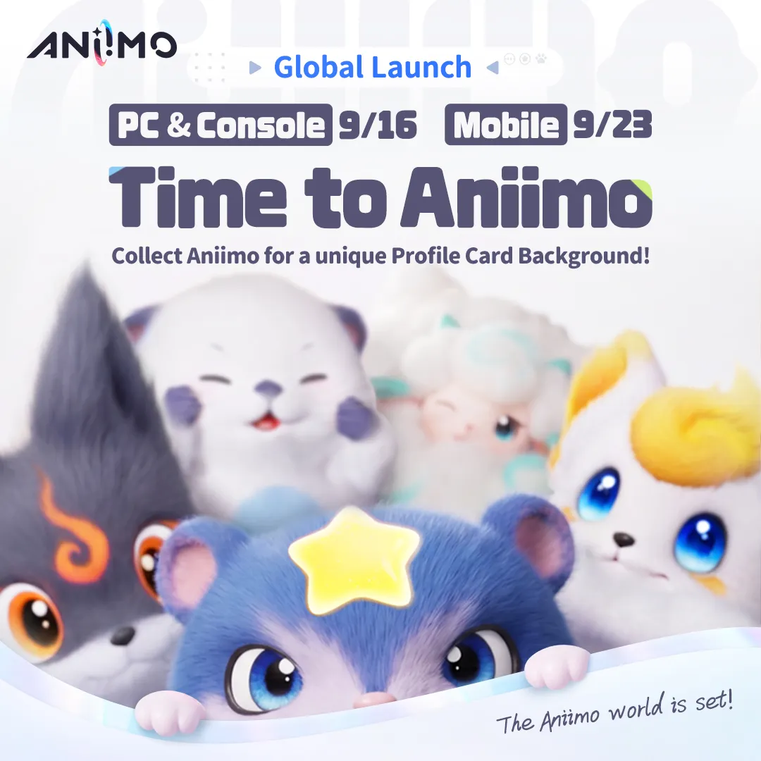 Time to Aniimo: The Pre-Launch Web Event That Pays Out on Launch Day: official key art